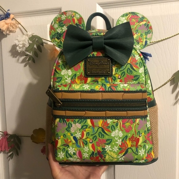 Loungefly Handbags - MMMA Loungefly Tiki Room Backpack and Ears